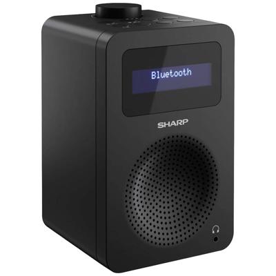 Sharp DR-430 Radio DAB+, DAB, FM Bluetooth Zwart