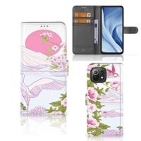 Xiaomi 11 Lite 5G NE | Mi 11 Lite | Telefoonhoesje | Met pasjeshouder | Bird Standing