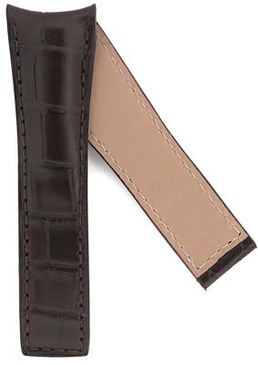 Horlogeband Tag Heuer FY6231 Krokodillenleer Bruin
