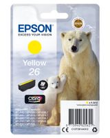 Epson Polar bear Singlepack Yellow 26 Claria Premium Ink - thumbnail