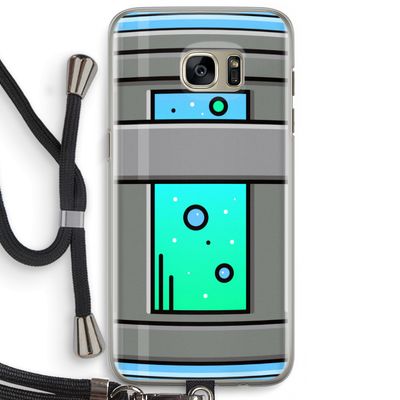 Chug Bottle: Samsung Galaxy S7 Edge Transparant Hoesje met koord