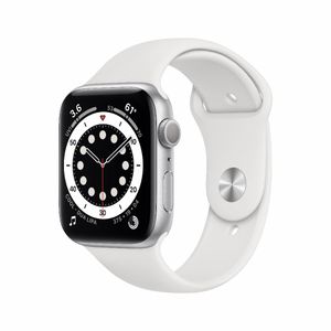 Refurbished Apple Watch Series 6 44mm Wit  Licht gebruikt