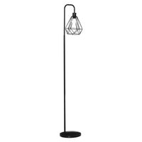 Vloerlamp industrieel - lampen - staande lamp - stalamp - modern - marmer / zwart Ø25 x 152H cm