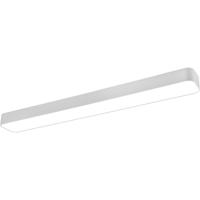 LED Plafondlamp 37W - Dimbaar & Kleuraanpasbaar - Mat Wit Aluminium