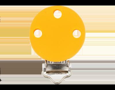 Siliconen speenklem Geel