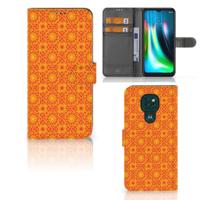 Motorola Moto G9 Play | E7 Plus | Telefoon Hoesje | Batik Oranje