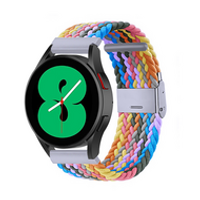 Braided nylon bandje - Multicolor Spring - Samsung Galaxy Watch Active 2