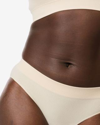 140 Dameshipster Naadloos Rib Nude (nude)