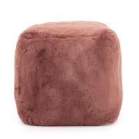 By-Boo Poef 'Mosa' 45cm, kleur Burgundy
