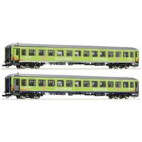 Roco 74193 H0 set van 2 personenrijtuigen, Flixtrain (DC)