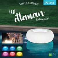 Intex - opblaasbare led poef