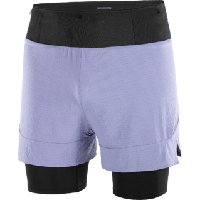 Salomon Sense 2in1 shorts heren - BLAUW - Heren