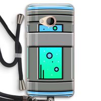 Chug Bottle: HTC U Play Transparant Hoesje met koord