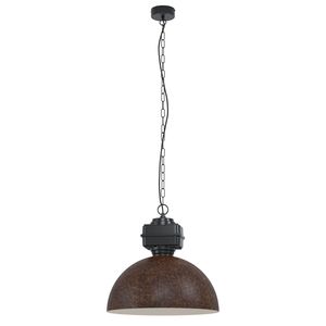 EGLO Rockingham hangende plafondverlichting E27 40 W Zwart, Bruin