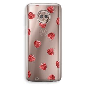 Framboosjes: Motorola Moto G6 Transparant Hoesje