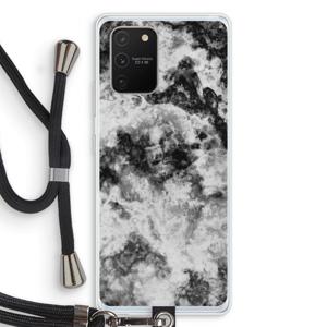 Onweer: Samsung Galaxy S10 Lite Transparant Hoesje met koord