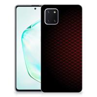 Samsung Galaxy Note 10 Lite | TPU bumper | Geruit Rood