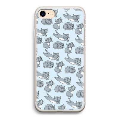 Poezen: iPhone 7 Transparant Hoesje