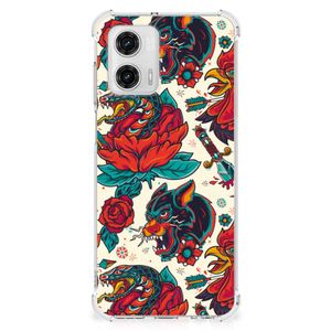 Anti-shock Hoesje met foto voor Motorola Moto G73 Old Skool