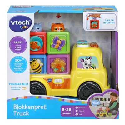 Vtech baby blokkenpret truck met 50 melodietjes Vtech baby blokkenpret truck met 50 melodietjes