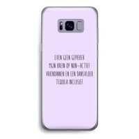 Tequila: Samsung Galaxy S8 Transparant Hoesje