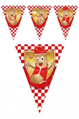 Vlaggenlijn 10 m Brabants fisje