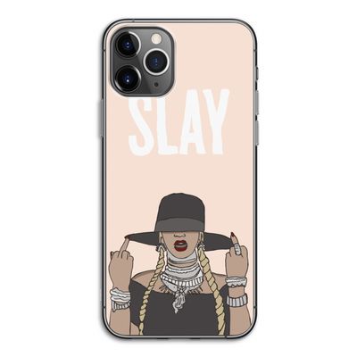 Slay All Day: iPhone 11 Pro Transparant Hoesje