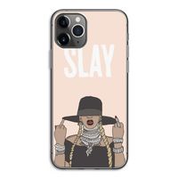Slay All Day: iPhone 11 Pro Transparant Hoesje