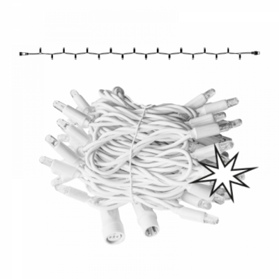 LED string 10 meter 100 ledjes sfeer kerstverlichting 2400K extra warmwit 80 led 20 twinkle Tronix