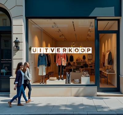 Promotietekst korting sticker