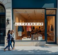 Promotietekst korting sticker