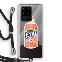 S(peach)less: Samsung Galaxy S20 Ultra Transparant Hoesje met koord