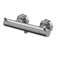 Douchekraan Xenz Duero | Opbouw | Thermostaatkraan | Tweegreeps | Chroom