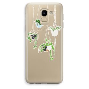Hang In There: Samsung Galaxy J6 (2018) Transparant Hoesje
