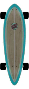 Santa cruz Cabana Dot Pintail longboard