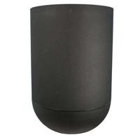 RIVIERA GRANIT TULIP ronde bloembak - Kunststof - Diameter 50 cm - Zwart