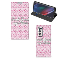 OPPO Find X3 Neo Design Case Flowers Pink DTMP - thumbnail