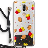 Chicken 'n Fries: OnePlus 6 Transparant Hoesje met koord