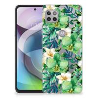Motorola Moto G 5G | TPU Case | Orchidee Groen