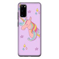 Roze eenhoorn: Samsung Galaxy S20 Tough Case