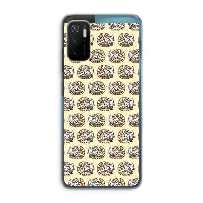 Slapende poes: Xiaomi Poco M3 Pro 5G Transparant Hoesje