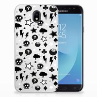 Silicone Back Case Samsung Galaxy J7 2017 | J7 Pro Silver Punk - thumbnail