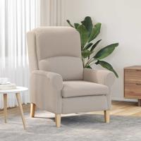 Fauteuil Lichtgrijs 76 x 94 x 102 cm Stof