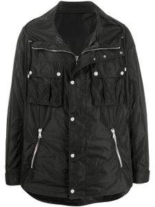 Balmain veste zippée à lien de resserrage - Noir