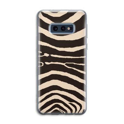 Arizona Zebra: Samsung Galaxy S10e Transparant Hoesje