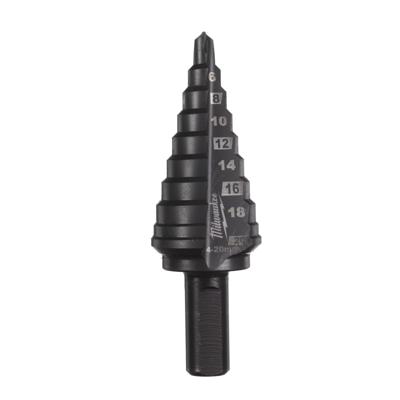 Milwaukee Cobalt 4 to 20 mm - 1 pc Stappenboor Cobalt 4-20mm stappen 2 mm - 48899372