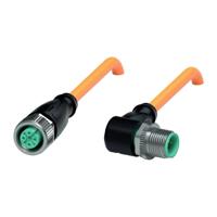 Pepperl+Fuchs 240778-100026 Sensor/actuator connector, geassembleerd Aantal polen (sensoren): 4, 4 0.3 m 1 stuk(s)
