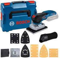 Bosch Blauw GSS 18V-13 | Accu Vlakschuurmachine | 18V | Zonder accu&apos;s en lader | Incl. accessoires | In L-Boxx - 06019L0101