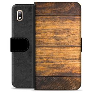 Samsung Galaxy A10 Premium Wallet Hoesje - Hout