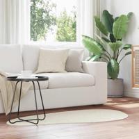 VidaXL Vloerkleden huarte crème 80 x 150 cm polyester